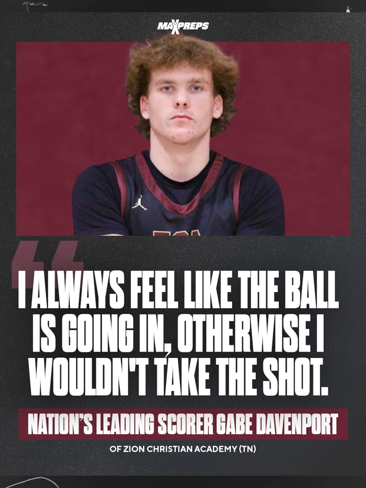 He’s a walking bucket with ultimate confidence 😤 🏀 #gabedavenport #zionchristianacademy #tennessee #statfreak #statfreaks #highschoolbasketball #basketballtiktok #maxpreps