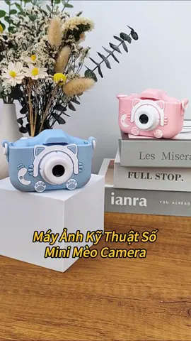 -#CLUBLU - Máy Ảnh Kỹ Thuật Số Mini Mèo Camera-007 Cute Có Thể Sạc Lại Chống Sốc Cao Cấp Cho Bé #camerakid #dochoitreem #mayanhtreem 
