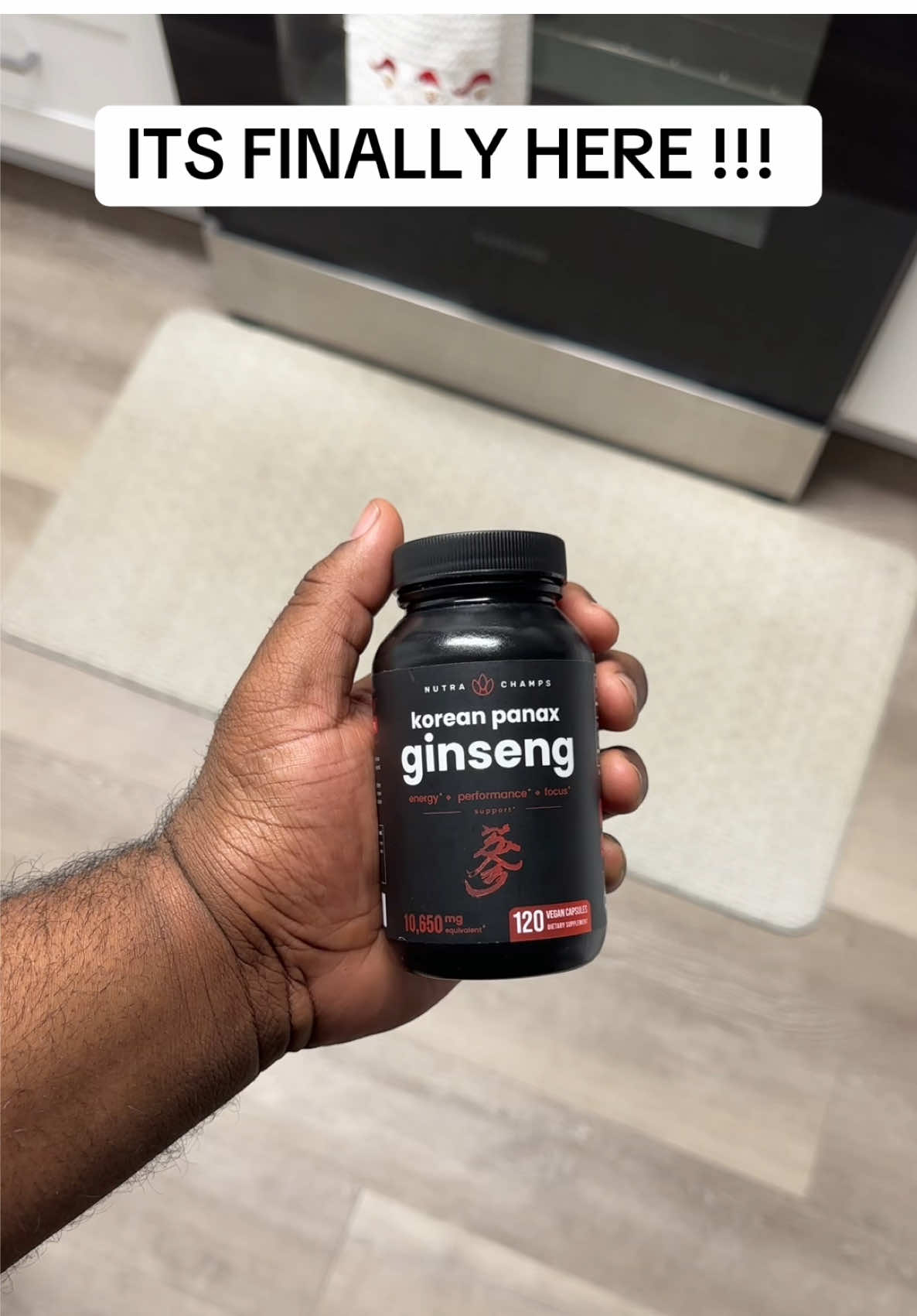 ITS FINALLY HERE !! #ginseng #ginsengpills #nutrachamps #wellness #tiktokshop 
