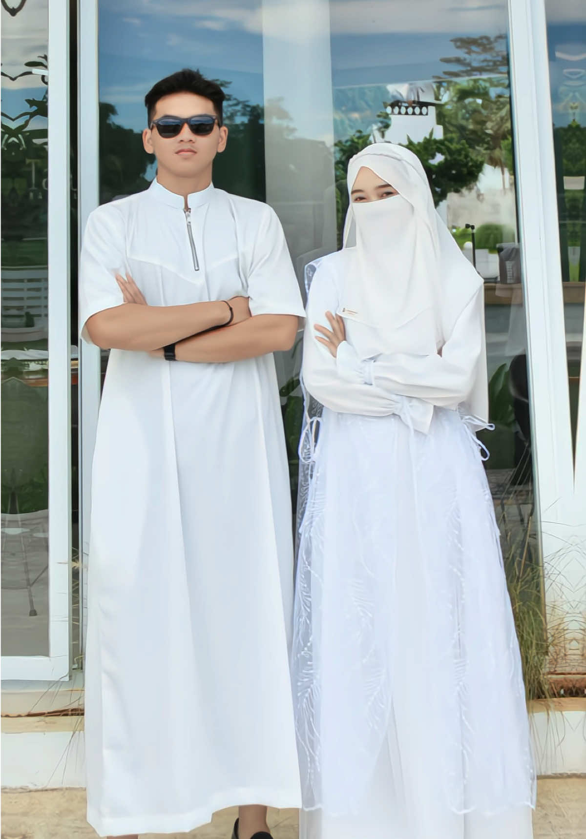 Couple eid series🤍😻 #fyp #putristiahijab 