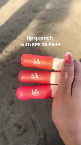 lip balm with SPF 25?! Get the BLK Lip Quench to have your lips protected from harmful UV rays ☀️ #blk #blkcosmetics #lippie #TikTokBeauty #makeup 