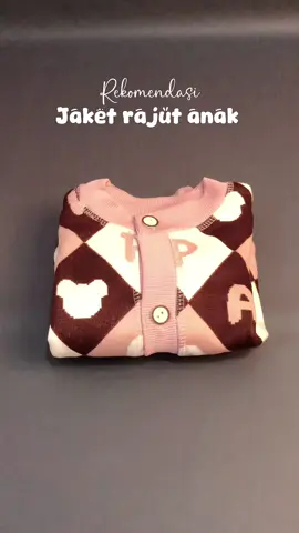 Cocok banget buat musim hujann🫶✨ #jaketrajut #jaketanak #sweaterrajut 