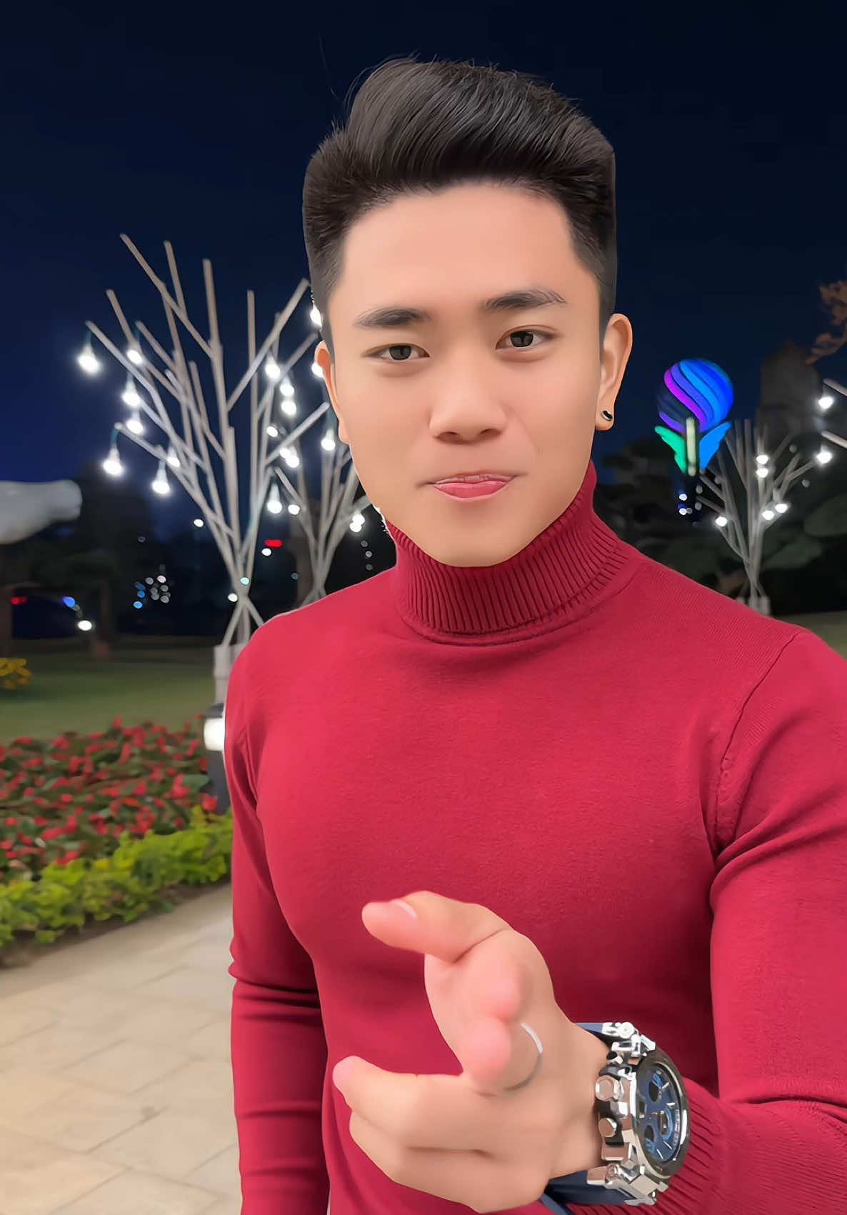 Áo len Nam Nữ cổ lọ cao 16cm