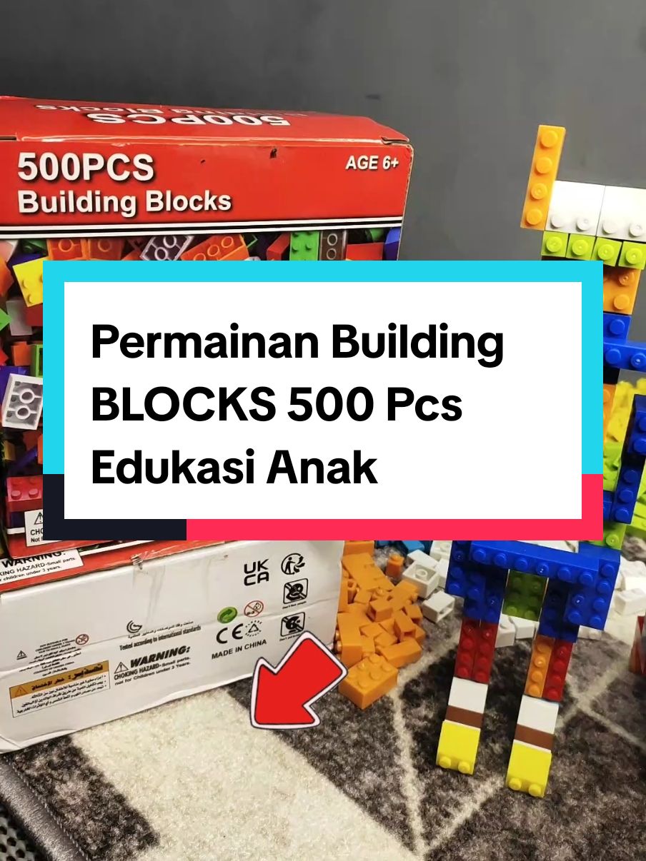 1 Paket Building BLOCKS isi 500 Pcs Mainan Edukasi Anak #permainan #anak #Buildingblocks #Buildingblocks500pcs #permainanedukasianak 