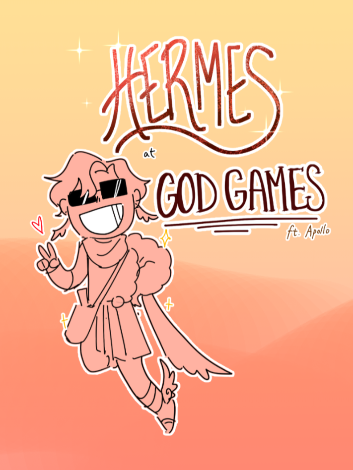 Hermes at God Games! Ft. Apollo because I love Apollo. Also posted on my youtube :) #epicthemusical #epichermes #hermes #animation #animatic #etm