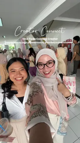 Creator Connect kali ini dengan tema How To Be Content Creator dihadiri oleh kak @dida ☻ @Alobeautys | Struggle to Shade 💓 Pantengin keseruan lainnya di IG Wardah Jogja !! See uu 🎀 #wardahbeauty #wardahyouthambassador #fyp #wardahofficial 