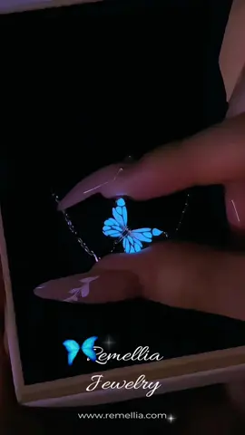 I Can’t Resist a Glow-in-the-Dark Butterfly🦋✨#necklace #jewelry #bracelet #cool 