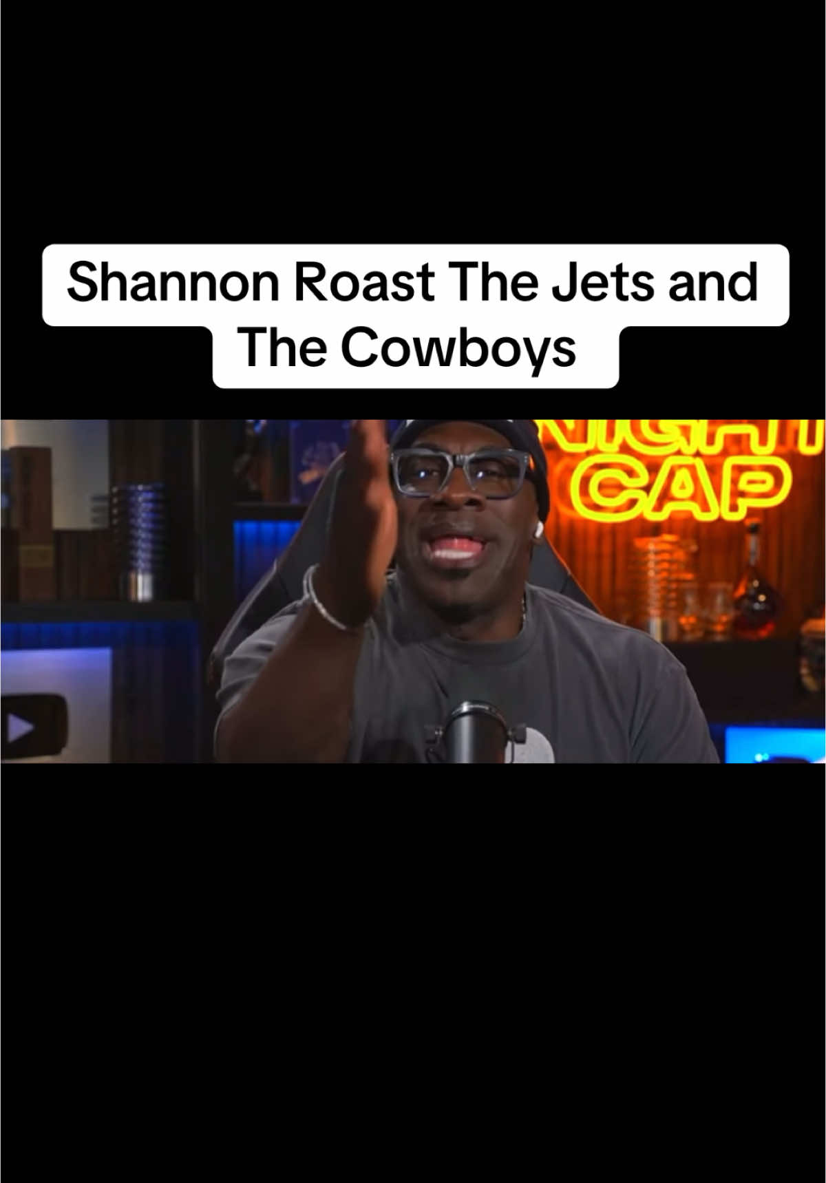 #fyp #nfl #shannonsharpe #ocho #jets #cowboys #aaronrodgers #jerryjones #reporter #garrettwilson 