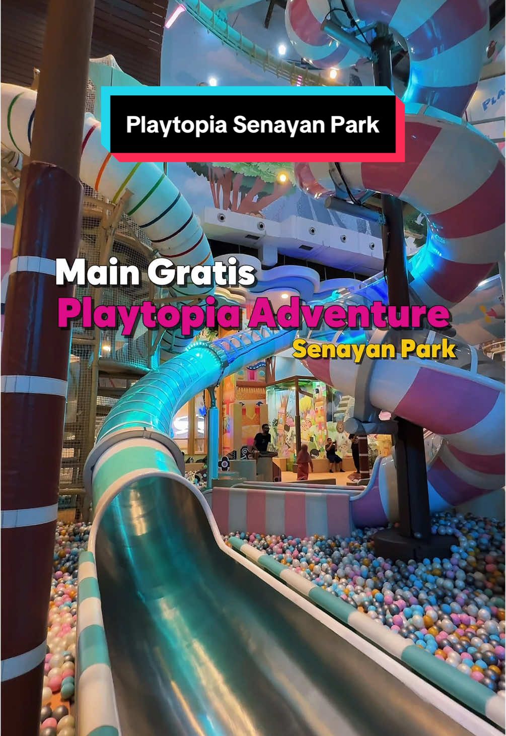 Mau main Gratis di Playtopia gak? Tonton sampe akhir ya caranya gampang bgt 🤩 . #giveawaytahunbaru #SemuaAdaTiketnya #playtopia #senayanpark #boysukajalan 