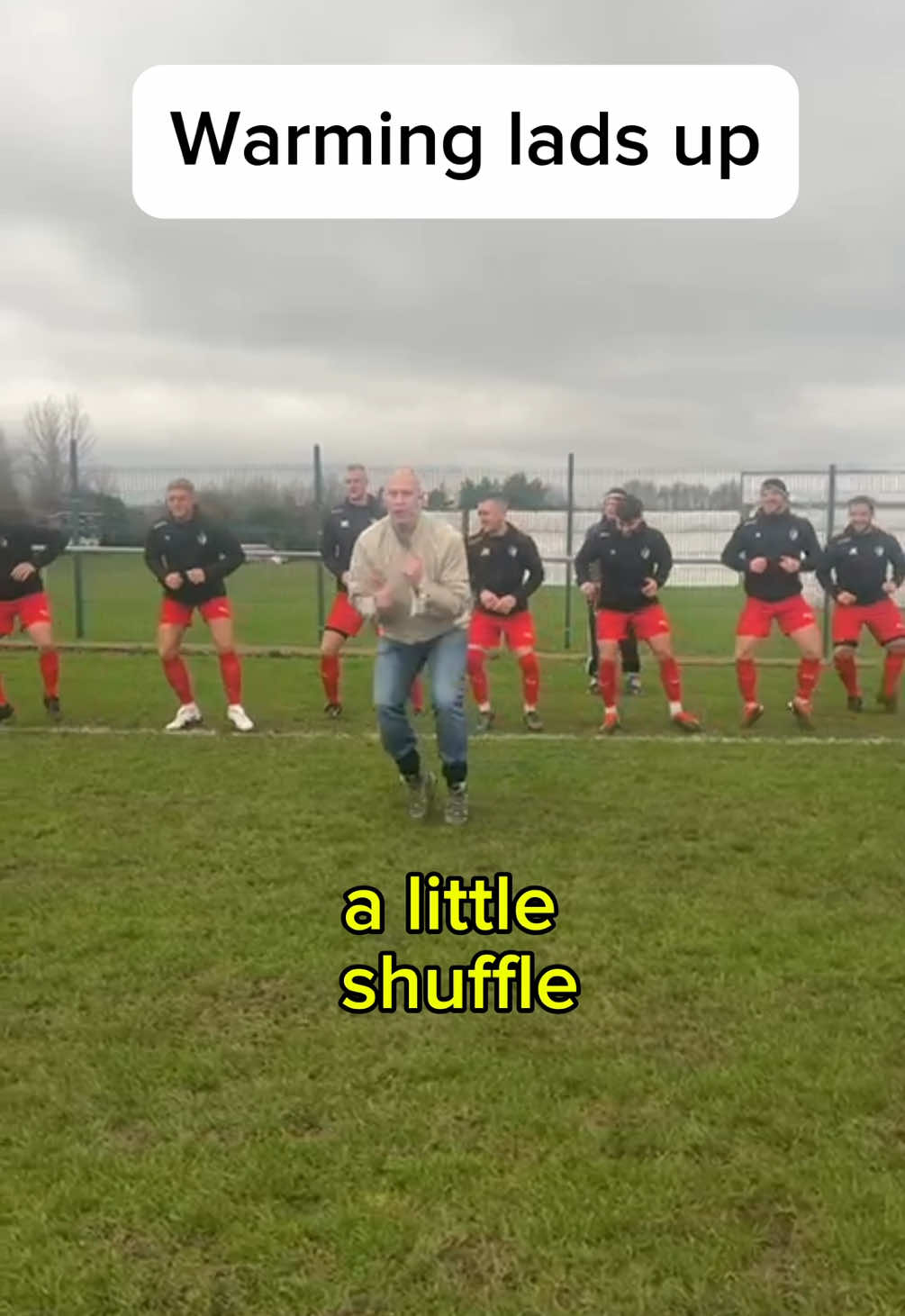 Last thing we want at this stage is any injuries. Proper warm up. Steve  #bracknall #football #fyp #sundayleague 
