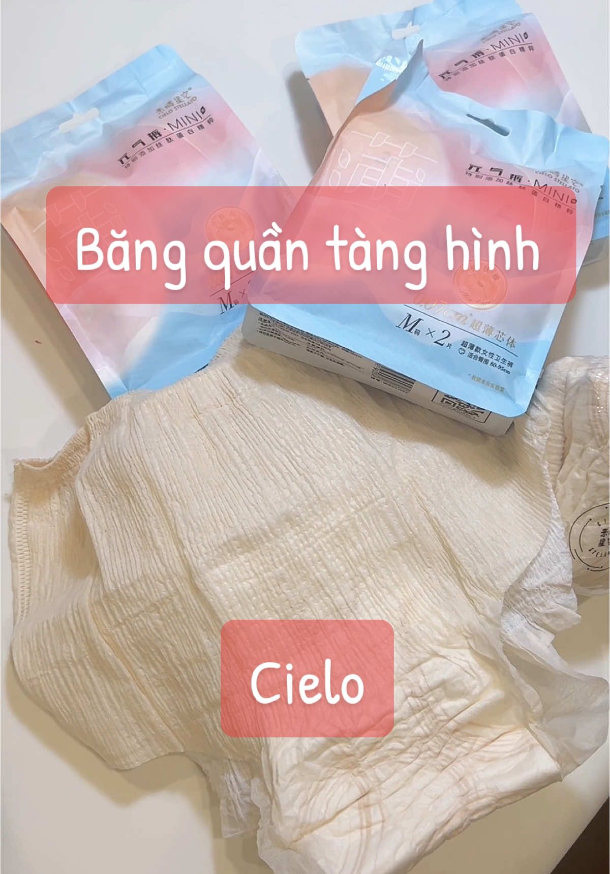 Chân ái cho mỗi kì rụng 🍓 #bangquan #bangvesinh  #bangvesinhdangquan #cielo #review #fyp  