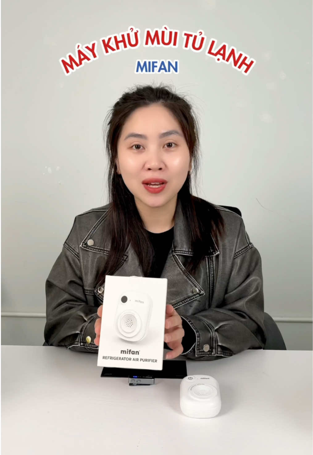 Máy khử mùi tủ lạnh siêu chất lượng, không khí tủ lạnh luôn sạch và an toàn 👍🏻 #mifan #maykhumuitulanh 