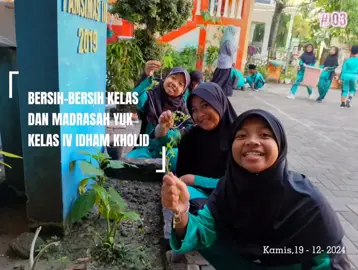 Yuk bersih bersih madrasah  # dokumentasi kelas IV IDHAM KHOLID  # MI ULUL ALBAB PLESUNGAN  # BOJONEGORO 