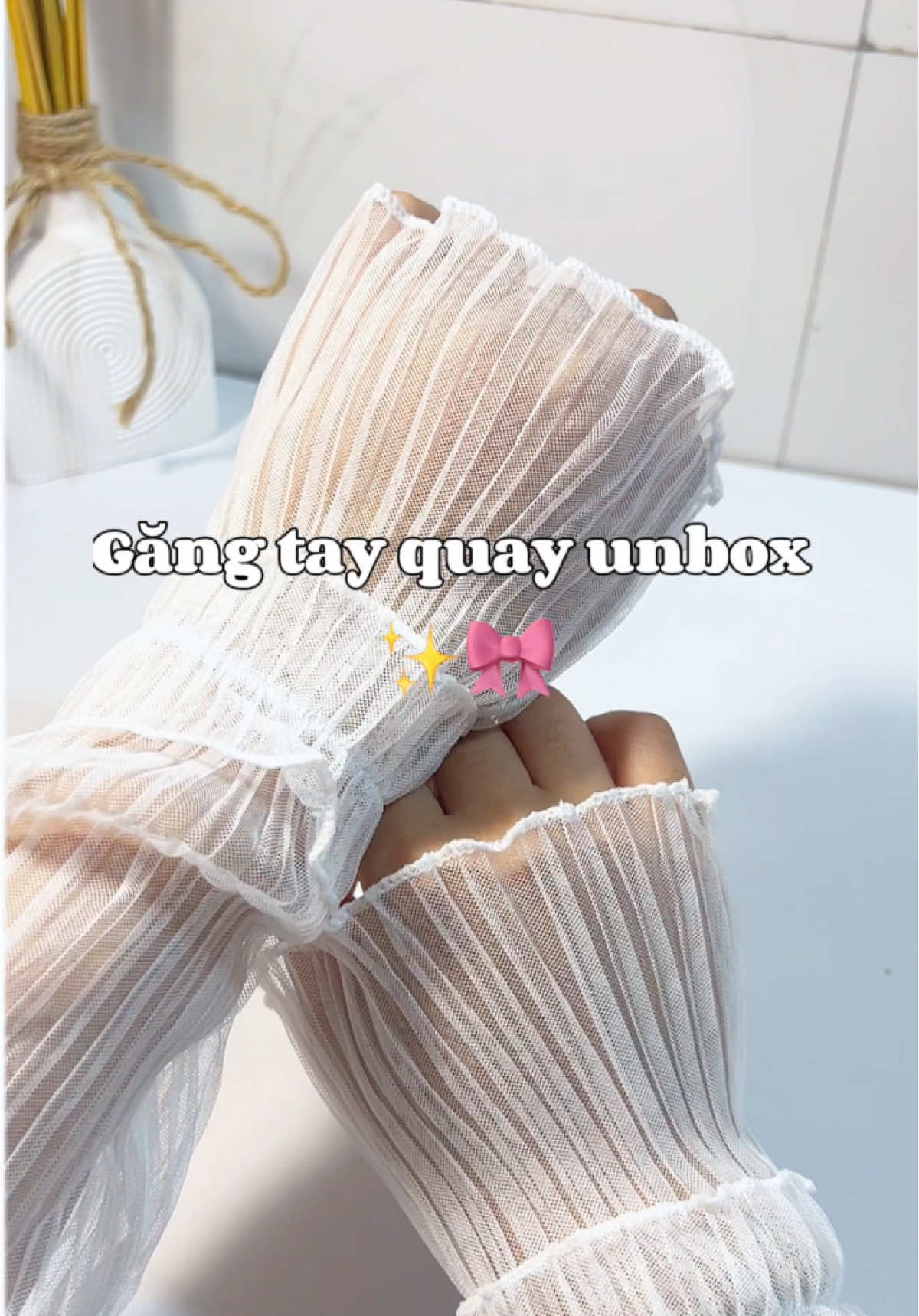 Típ quay video unbox xinh hơn nhờ có em này #gangtayunbox #gangtayquayvideo 