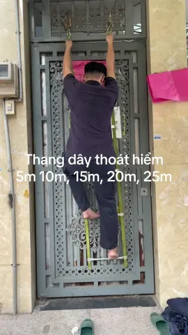 Thang dây thoát hiểm 5m 10m, 15m, 20m, 25m. #thangdaythoathiem #thangdaypccc #daythoathiem #thangdaythoatnan #thangdaycuuhoa #thangdaycuunan #thangthoathiem