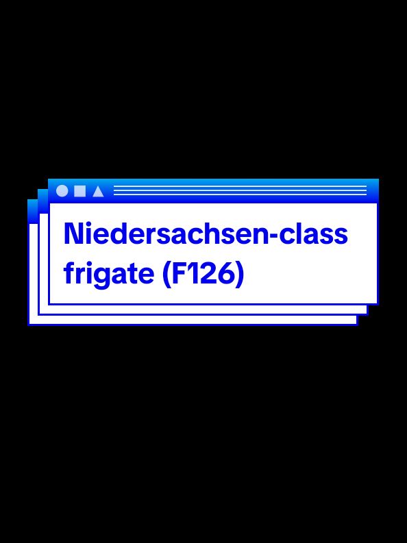 Frigate rasa destroyer 🗿 - Niedersachsen-class frigate (F126) 🇩🇪 - F126 atau fregat kelas Niedersachsen (Fregatte 126) adalah kelas fregat Jerman yang direncanakan untuk menggantikan fregat kelas F123 Brandenburg dalam Angkatan Laut Jerman. Kapal-kapal ini akan menjadi kapal perang permukaan terbesar yang bergabung dengan Angkatan Laut Jerman sejak Perang Dunia II. Kapal pertama, Niedersachsen, direncanakan akan ditugaskan pada tahun 2028, diikuti oleh Saarland, Bremen, dan Thüringen. Pada 8 April 2024, Jerman menggunakan opsi mereka untuk membeli dua fregat tambahan. Kontrak untuk dua fregat F126 tambahan ditandatangani pada 19 Juni 2024. Hingga 1 Januari 2021, proyek ini dikenal dengan judul kerja MKS 180 atau Kapal Tempur Serbaguna 180 (Mehrzweckkampfschiff 180), dengan angka 180 mengacu pada jumlah kru yang direncanakan untuk kelas ini. Kelas ini dirancang modular misi, sehingga mampu mengakomodasi modul misi tertentu yang meliputi perangkat, ruang, sensor, dan persenjataan yang diperlukan untuk melaksanakan tugas tertentu secara optimal. Jika tidak digunakan, modul tersebut dapat dirawat dan diganti secara terpisah dari kapal dan juga dapat dipertukarkan antara kapal-kapal dalam kelas ini. Kapal-kapal ini direncanakan untuk menggantikan kelas Brandenburg dalam peran peperangan anti-kapal selam (ASW) jika dilengkapi dengan sonar array modular (modul ASW). Serupa dengan kelas Baden-Württemberg, kapal ini juga mampu bertahan di laut hingga dua tahun tanpa membutuhkan perawatan di pelabuhan, dengan rotasi kru dilakukan setiap empat bulan. Kemampuan ini diharapkan memungkinkan penggunaan lambung kapal yang lebih efisien dengan mengurangi waktu yang dihabiskan selama transfer dari Jerman ke zona konflik, seperti laut di lepas Tanduk Afrika, di mana kapal Jerman berulang kali berpartisipasi dalam misi antipembajakan seperti Operasi Atalanta, dengan patroli di area yang luas untuk waktu yang lama. Dalam kasus ini, 