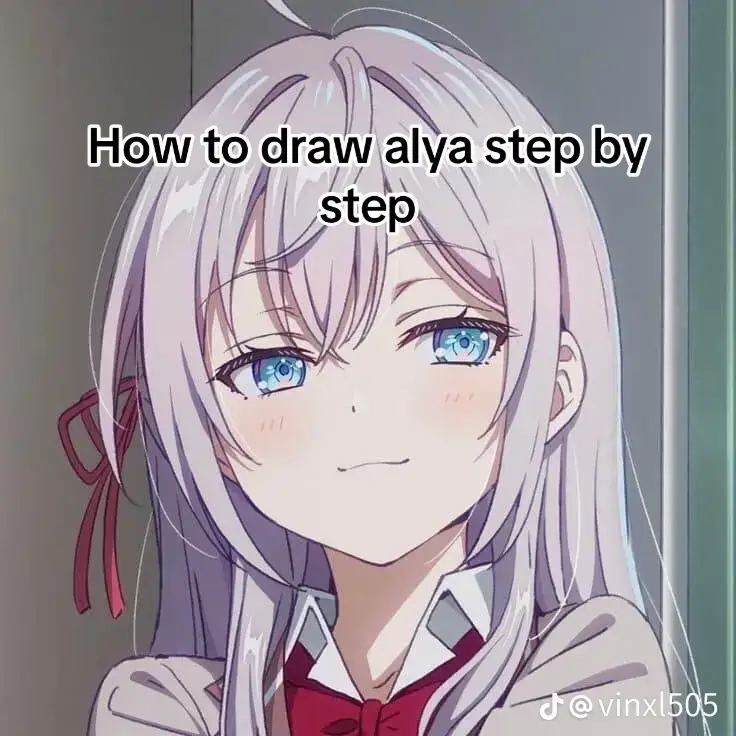 why mines different credits to vinn. for the pics begore my drawing i did my best #fyp #sketch #drawing #alya 