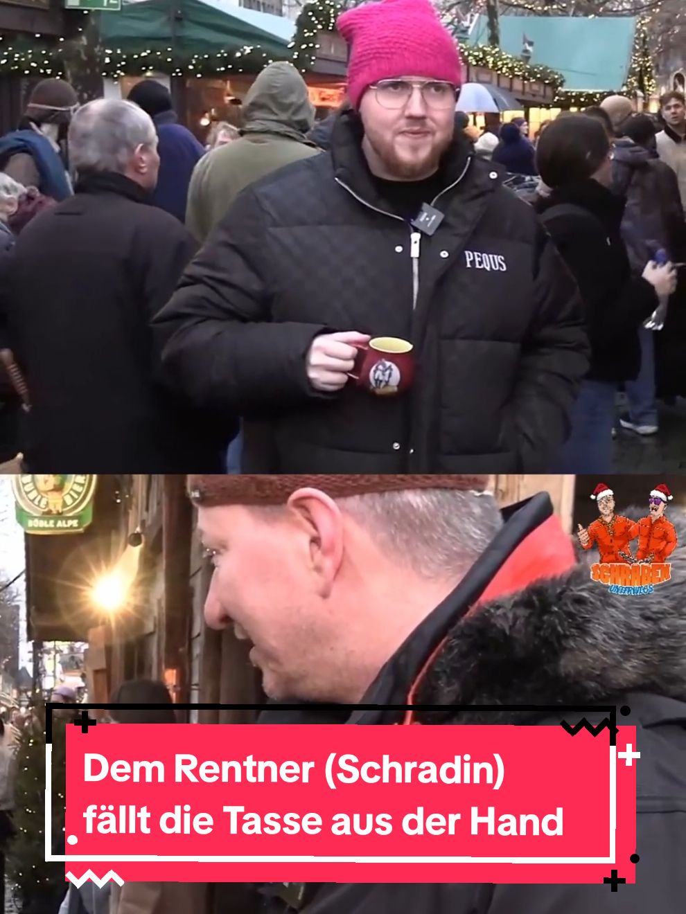 Am besten ist, wie Zarbex sich wegdreht 😂 #twitch #clips #zarbex #schradin #edit #fail #weihnachten #Weihnachtsmarkt #glühwein #fyp 