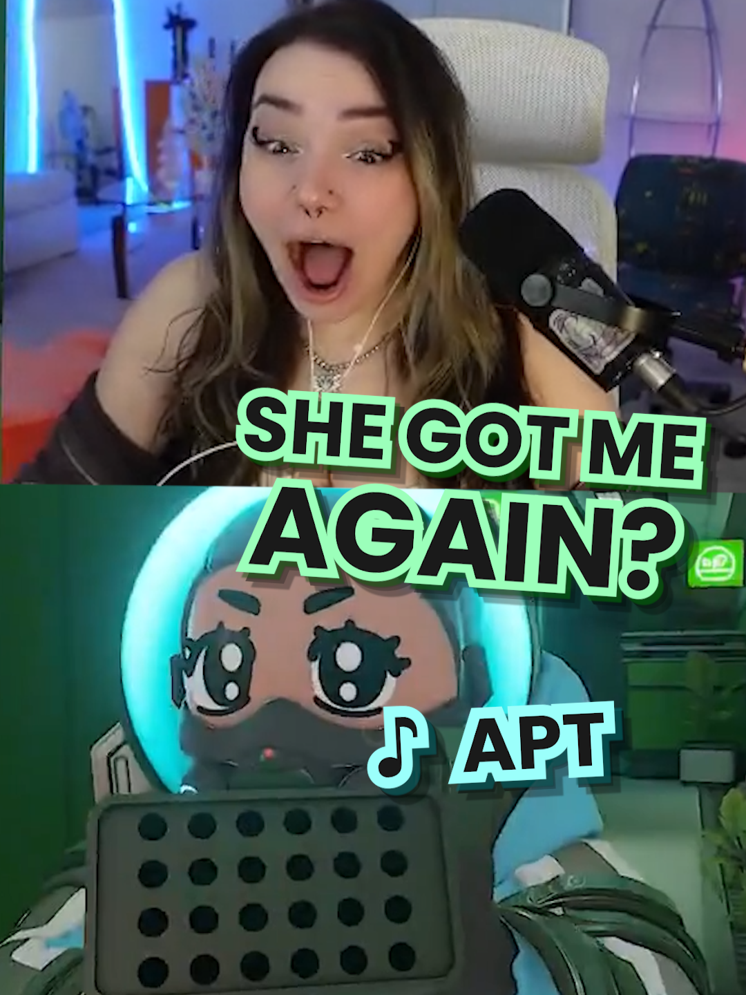 SHES SINGING MY FAVORITE SONG 😂 @tsunamicatvt #lockdownprotocol #gamer #funny #viralgame #gaming #update