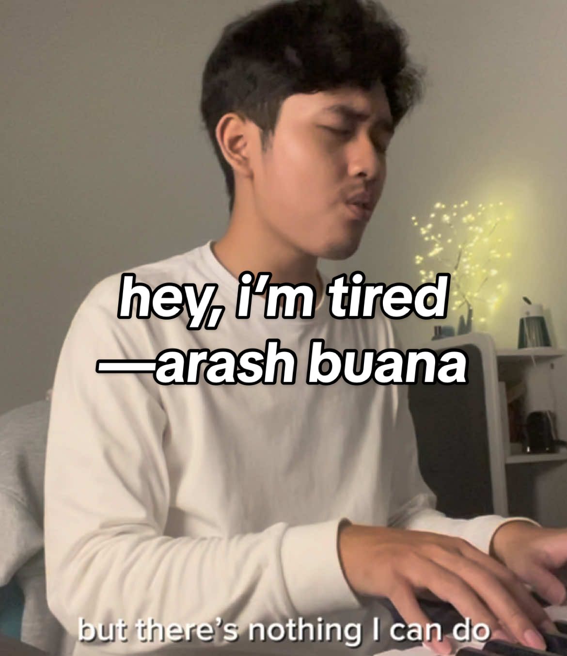 a lil bit too late for the hype but well, it’s @Arash Buana ‘s song we’re talking right now 😌 pls enjoy hey I’m tired minus one version by me 🤍 #heyimtired #arashbuana #songcover #rosydiwocover #CapCut 