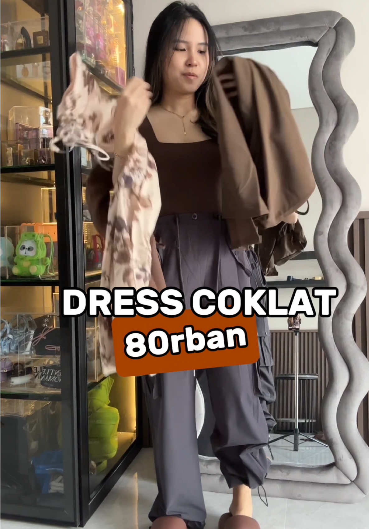 dress serba cuoklat cuakepp buat ke balii🤎🤎 