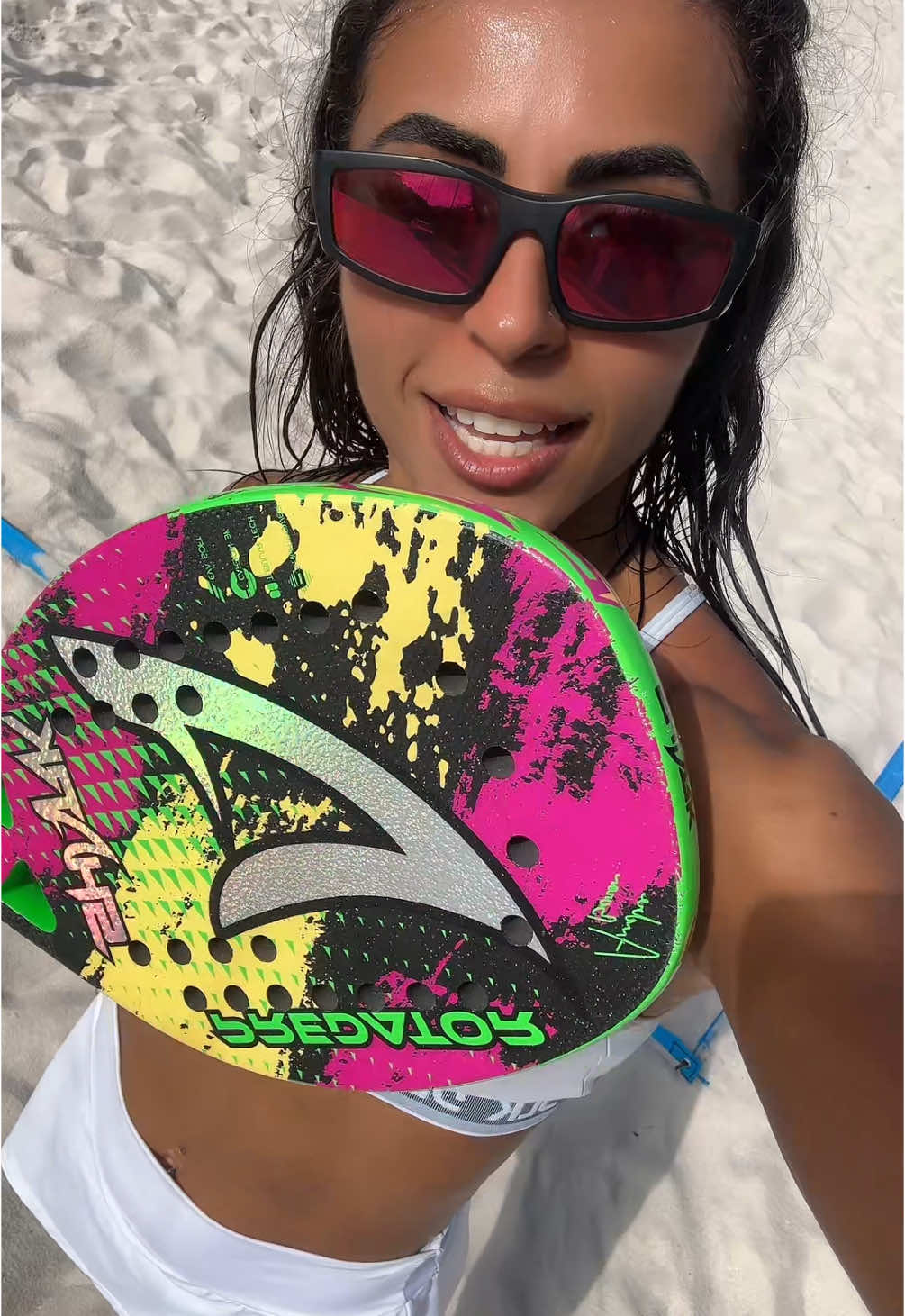 Sextou meu povo 🥎🏸 #sol #calor #sexta #beachtennis #morena #linda #explore #fyp #foryoupage❤️❤️ #bomdia 