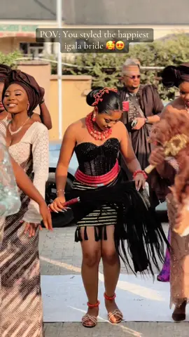 From first fitting to final reveal>>> it was smiles all through🥰 My client made the most beautiful igala bride on her traditional wedding 🔥    Kindly send a dm to book consultation  IG:Houseofbouquie  #fashiontiktok #viralvideosofficial #viralreels #traditionalwedding #igalabride #receptiondress #fypp #2024bride #xyzcba 