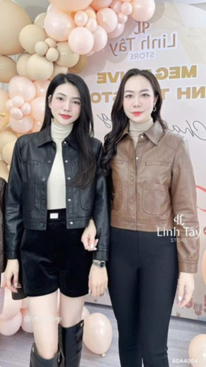 Đông tới chị nào mà chưa sắm được mẫu áo vừa đẹp , vừa chơi , mà g.ía tốt thì vào ngay với emmm ❤️ SZ :  M L XL Áo Da cực phẩm luôn ah #linhtaystore #ADA4004