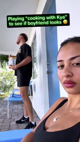 Playing “cooking with Kya” to see if boyfriend looks 🤣 #scarepranks #scarecam #fail #jumpscare #scary #scared #scaring #foryour #fypシ #funny #funnyvideos #prank #scaringpeople #funnyprankvideos #funnymoments #hahaha😂😂😂 