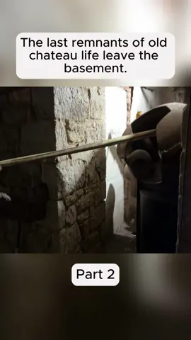 The last remnants of old chateau life leave the basement. #building #service #bushcraft #builder #build #shelter #Outdoors #trending 