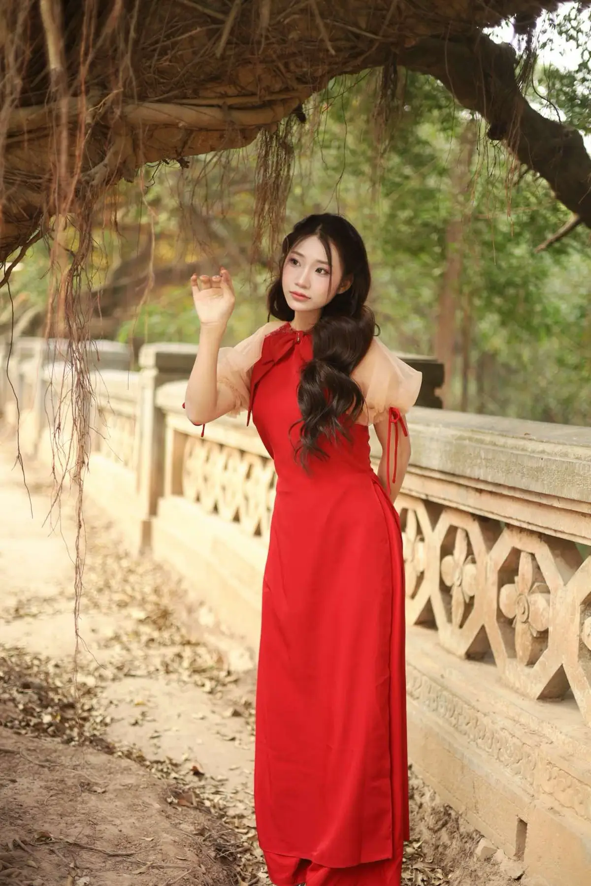 Chụp Ảnh Áo Dài ở Đền Voi Phục #makeup #photography #aodaivietnam #aodai #aodaivietnam #xhtiktok #denvoiphuc 