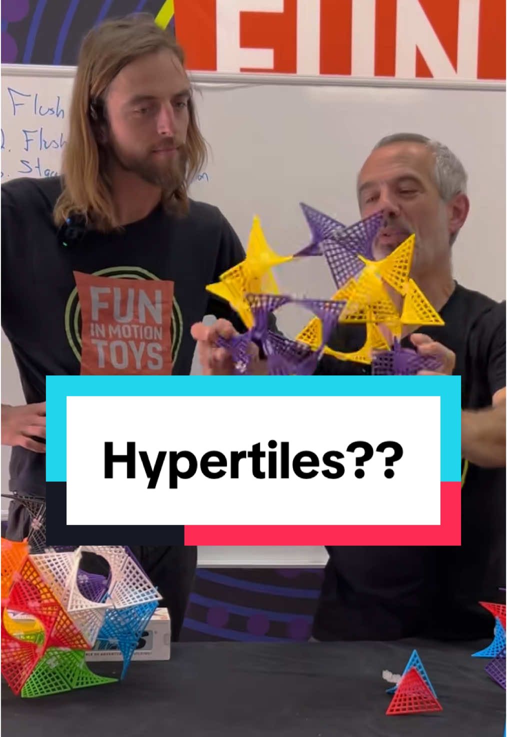 Learn how to connect your Hypertiles with the inventor Robert Becker! It’s always good to go to the source when you’re learning something new, would you try Hypertiles? Let me know in the comments! #hypertiles #hyperbolic #hyperbolicparaboloid #collectandconnect #funinmotiontoys #buildingtoys #creativeplay #learnandplay #LearnOnTikTok #inventor #invention #new #fidgettoys #giftideas #tiktokmoms #MomsofTikTok #uniquegiftideas #tiktokmademebuyit #tiktokshop #tiktokusa #fyp #foryoupage 