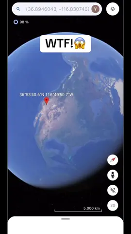 Scary secret location found on google maps. #scary #googleearth #goodvibes #us #fyp #creepytok 