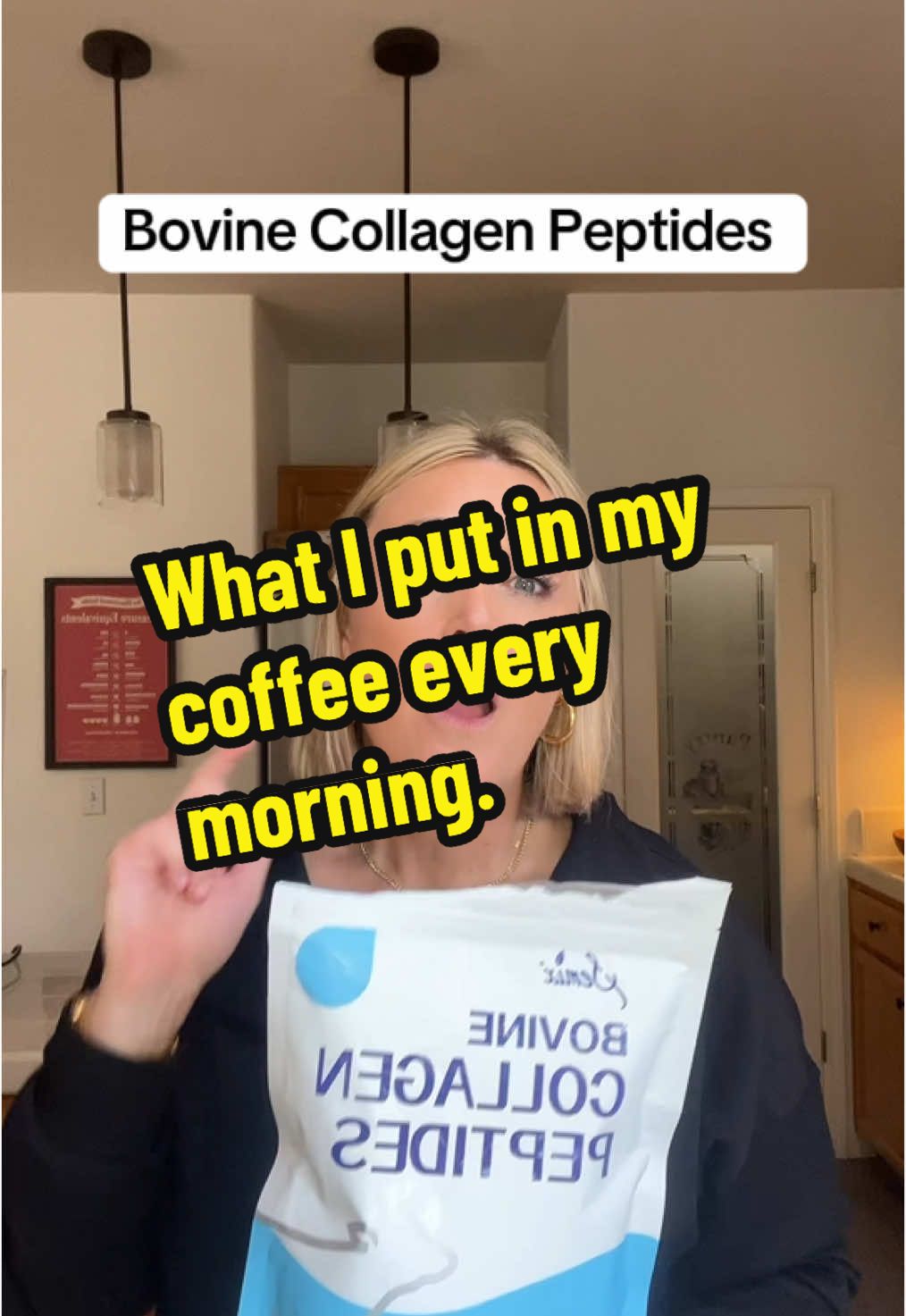 Bovine collagen peptides. Such an easy addition to your routine. Flavorless, simple ingredients and 20 grams of collagen! #collagen #collagenpeptides #collagendrink collagen drink flavorless collagen 