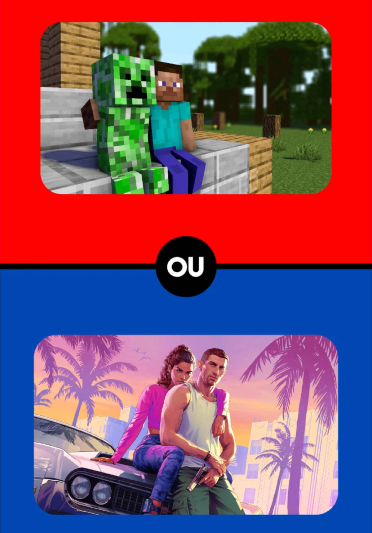 Tu préfères 🔴 ou 🔵 ? Version jeux vidéo 🎮 Dis moi ton jeux vidéos préféré dans les commentaires !
