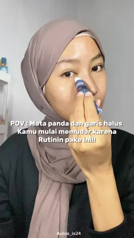 Mata panda dan garis kerutan memudar😍 #torrential #eyeserum#skincare #fyp #viral 
