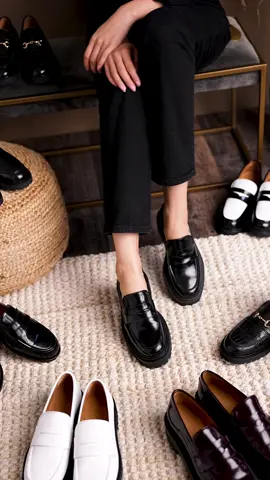 Loafers are a must-have! 🙌💯 #TikTokShopHolidayHaul #ThursdayBoots #WomensBoots #PennyLoafers #PlatformLoafers 