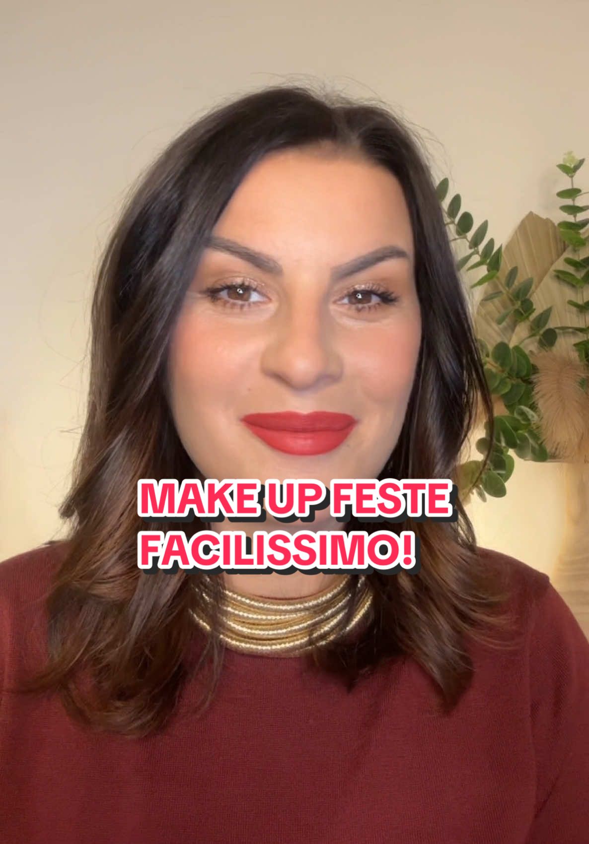 Make up per le feste facilissimo!! #makeupfeste #makeupcapodanno #makeupfacilissimo #1minutemakeup #easymakeuptutorial #easymakeup 
