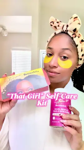 This self care hair, skin, and nail kit is so nice!!! Already seeing a difference with my under eye puffiness. #eyepatch #eyepatches #hairvitamins #collagen #biotin #womenshealth 