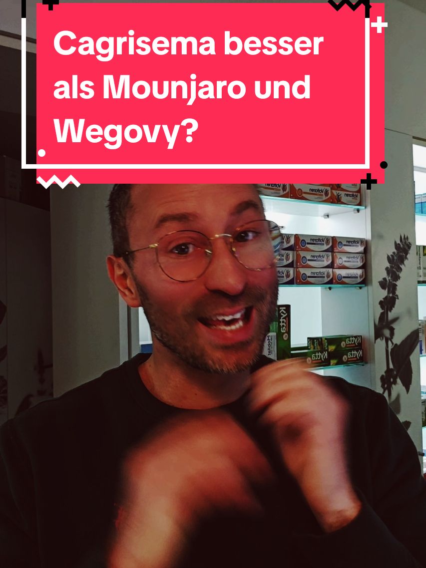 Neue Abnehmspritze Cagrisema besser als Mounjaro und Wegovy? Erfreuliche Nachrichten für Verbraucher: Bald kommt ein neues Konkurrenzprodukt auf den Markt! Was mittelfristig die Preise drücken könnte. Heute hat Novo Nordisk Ergebnisse seiner Phase III-Studie zu seinem experimentellen Medikament, Cagrisema, vorgestellt. Demnach zeigte die Studie, dass Cagrisema den Patienten half, in 68 Wochen ihr Gewicht um 22,7 % zu senken. Zum Vergleich mit Wegovy nahmen die Patienten in 68 Wochen ca. 16 % und mit Mounjaro ca. 22,9 % nach 167 Wochen. Das bedeutet aktuell ist Cagrisema effektiver als Wegovy aber fast gleich wie Mounjaro. Der Markt hatte auf eine Gewichtsabnahme von 25 % gehofft. CagriSema zeigte zudem ein gutes Sicherheitsprofil, wobei gastrointestinale Nebenwirkungen die häufigsten waren, jedoch meist mild und vorübergehend. Novo Nordisk plant in der ersten Hälfte 2025 eine neue Studie, um das zusätzliche Gewichtsverlust-Potenzial von CagriSema weiter zu erkunden. Novo Nordisk geht davon aus, das Medikament gegen Ende 2025 zur behördlichen Zulassung vorzulegen, damit es 2026 zugelassen werden könnte. CagriSema ist eine wöchentliche Injektion mit dem Wirkstoff Semaglutid und ein separates Molekül namens Cagrilintide, das das Bauchspeicheldrüsenhormon Amylin nachahmt. Fazit: CagrisSema ist Effektiver als Wegovy aber nur  ist nur so gut wie Moujnaro aber komplexer zu produzieren. Der Markt wird immer größer und die Konkurrenz für uns ist positiv, da die Preise dann bald günstiger werden könnten. Und wer Wegovy und Mounjaro nicht vertragen hat könnte es mit Cagrisema probieren. Was ist deine Meinung dazu? Was sind bisher deine Erfahrungen? #fyp   #gesundheit  #gesundheitistalles #darmgesundheit #mentalegesundheit #gesundheitsmanagement #gesundheitswesen #pferdegesundheit #psychischegesundheit #ganzheitlichegesundheit #gesundheitsundkrankenpflegerin #gesundheitgehtvor #frauengesundheit #tiergesundheit #hundegesundheit #zahngesundheit #gesundheitsförderung #gesundheitsfakten #gesundheitstipps #seelischegesundheit #betrieblichesgesundheitsmanagement #gesundheitscoach #hautgesundheit #gesundheitsberatung #gesundheitsundkrankenpflege #gesundheitszentrum #gesundheitistdaswichtigste #betrieblichegesundheitsförderung #dakgesundheit #gesundheitstag #gesundheitstipp  #mounjarogermany  #mounjarogermany  #mounjaroweightloss  #mounjarojourney  #mounjaroweightloss  #insulinresistenz  #abnehmen2024  #tirzepatide  #krebs #schildrüsenkrebs #wegovy #semaglutid #nebenwirkungen # nebenwirkung #tumor #saxenda #liraglutid #ratten #mensch #ema # fda #glp1 #gip #abnehmen  #wechselwirkung #übergewicht #abnehmen2024 #cagrisema #amylin 
