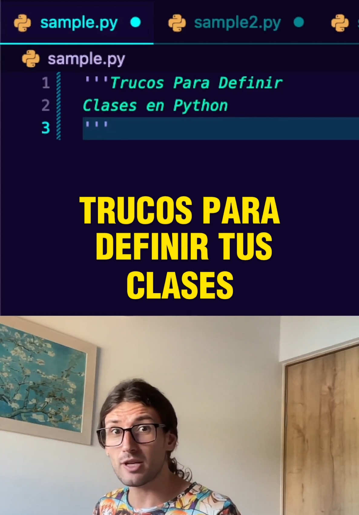 Crea clases de forma rápida y eficaz en Python | Trucos #python #programacion #javascript #Tech #tecnologia #html #ingenieria #antiprofe #tips #AprendeConTikTok #AprendeEnTikTok 