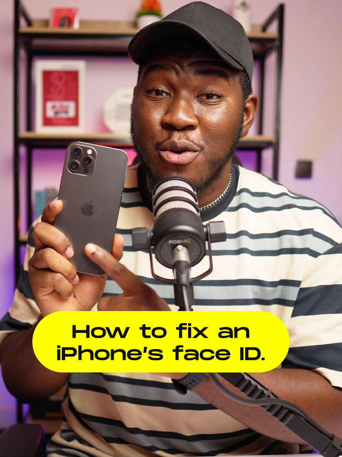 How to fix an iPhone's Face ID. #Tech #iphonetips #davideluemunoh 