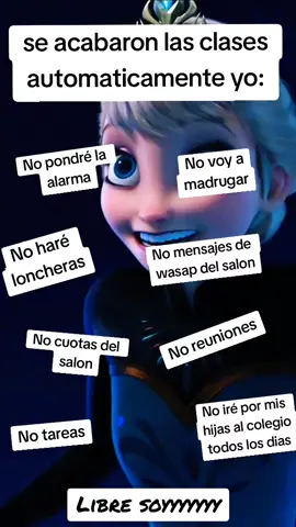 Libre soyyyyy jajajaja se acabaron las clases😊🫡 #libresoy #acabaronlasclases #vacaciones #humor #fyp #videoviral #arelajarse  #hijosymadres #colegio 