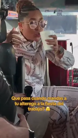 Si ella va el gozo es garantizado! 🤣🤣🤣🤣 #fyp #humortiktok #fiestadeltrabajo #navidad #alterego 