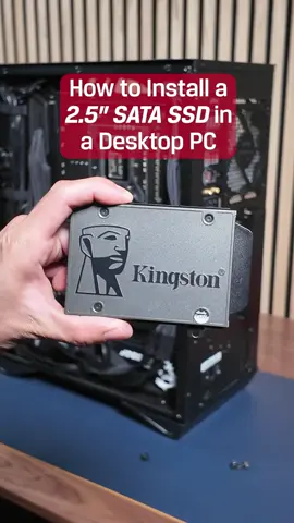 In less than 60 seconds, we'll show you how to install a SATA SSD in your desktop computer! ⌛