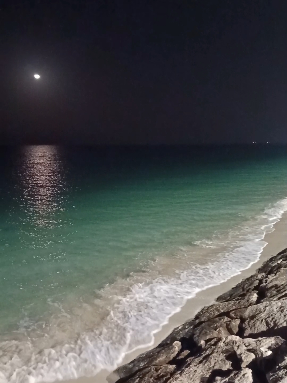 Beautiful night Sea View at Beach ⛱️ 