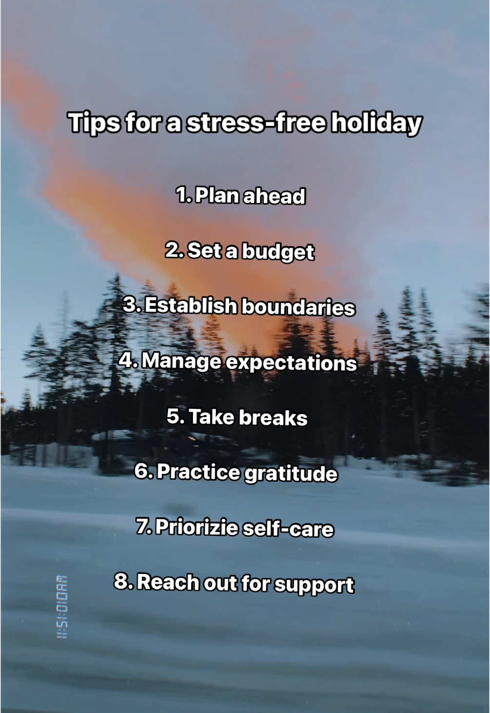It’s okay to say no, have downtime, and make time for your well-being! Manage holiday stress and make space for joy with these tips.  Which one will you try this holiday season?