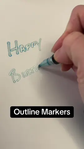 #outlinemarkers #markers #glitterpens #artsupplies 