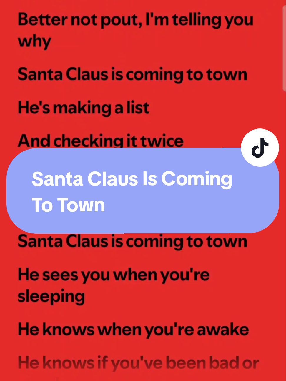 Frank Sinatra-Santa Claus Is Coming To Town #merrychristmas #christmassong #fyp #music #lyrics_songs #song 