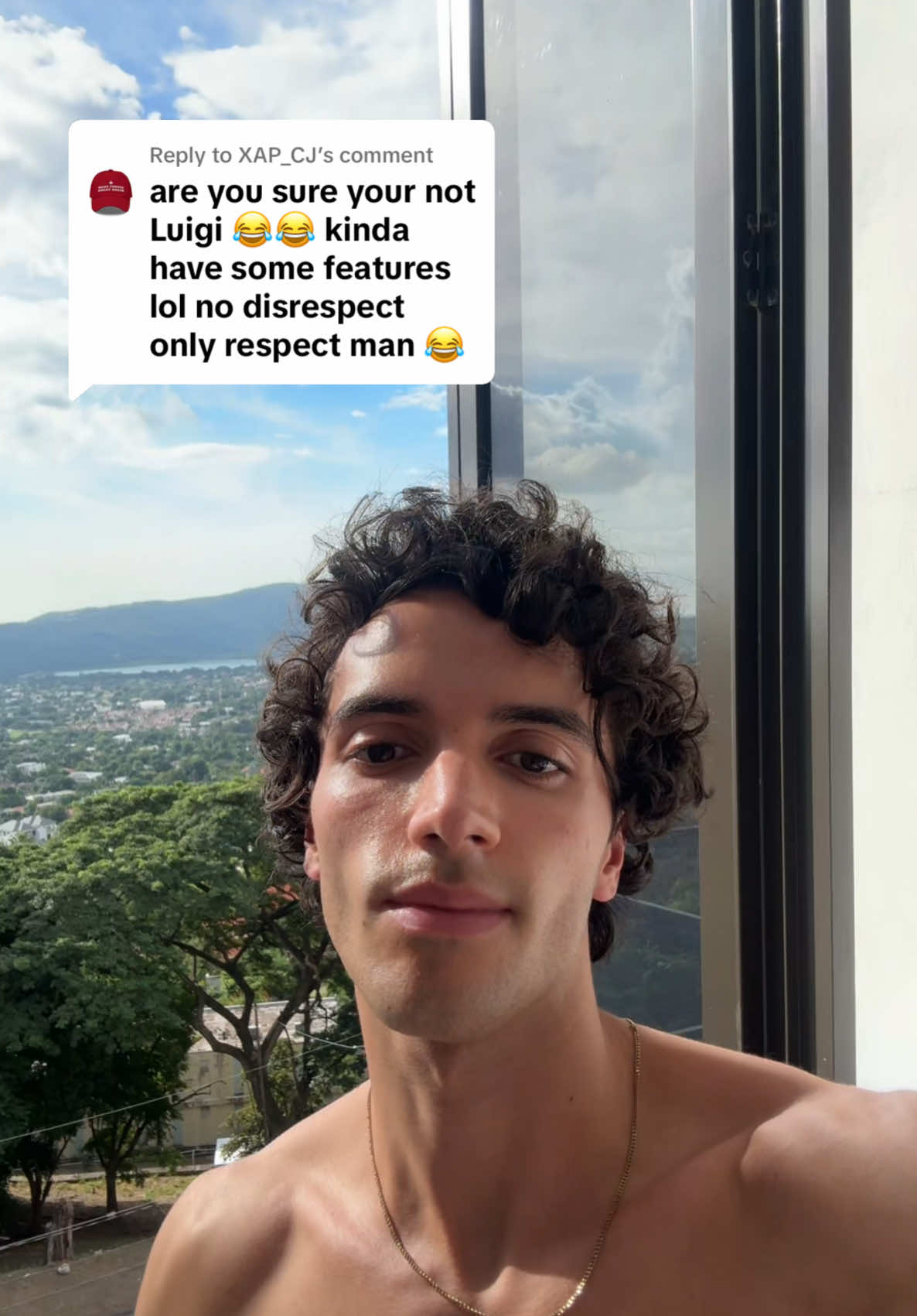 Replying to @XAP_CJ that’s my twin but not my twin you feel me #fyp #joke #luigi #trend #luigimangione 